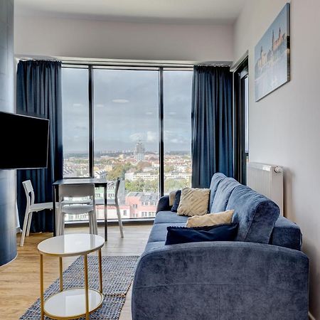 Apartamento Aleda Tower, 14 Floor, Balkon Szczecin Exterior foto