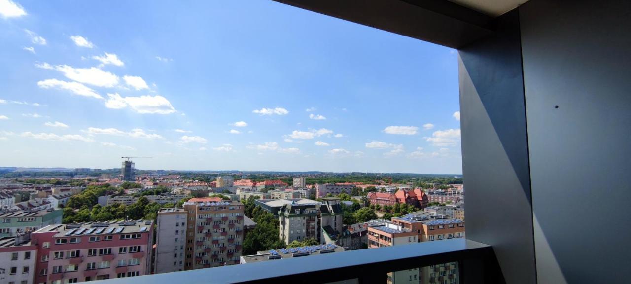 Apartamento Aleda Tower, 14 Floor, Balkon Szczecin Exterior foto