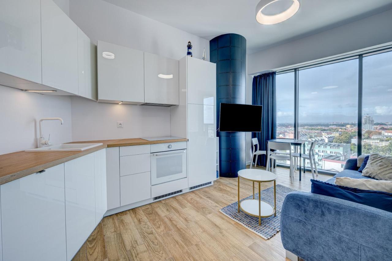 Apartamento Aleda Tower, 14 Floor, Balkon Szczecin Exterior foto
