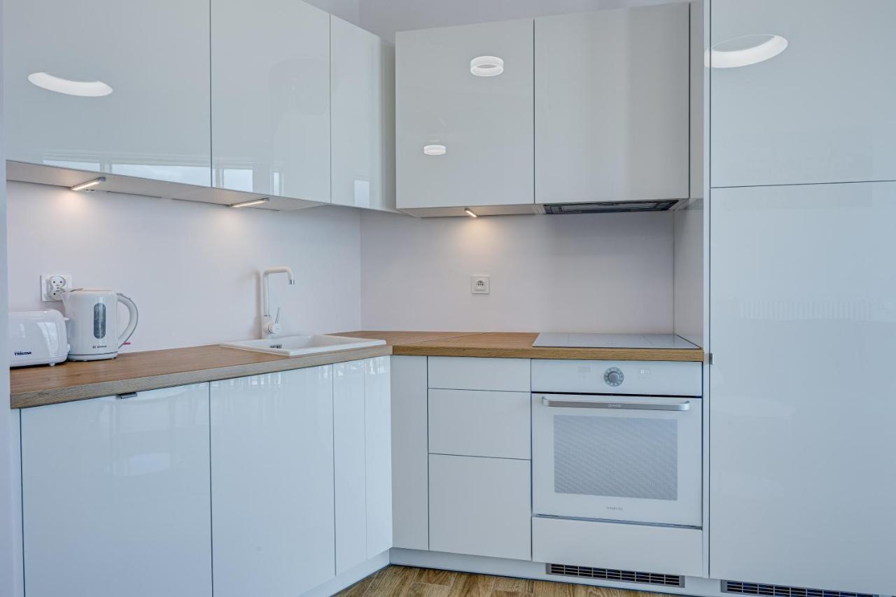 Apartamento Aleda Tower, 14 Floor, Balkon Szczecin Exterior foto